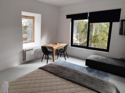 Letto o letti in una camera di Vila Plava Zlatar