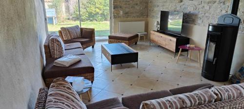 La Bastide de Sigalasにあるテレビまたはエンターテインメントセンター