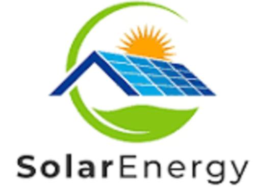 a logo for a solar energy company with a house at Soli Deo Gloria, Pearl Studio - Solar in Paternoster