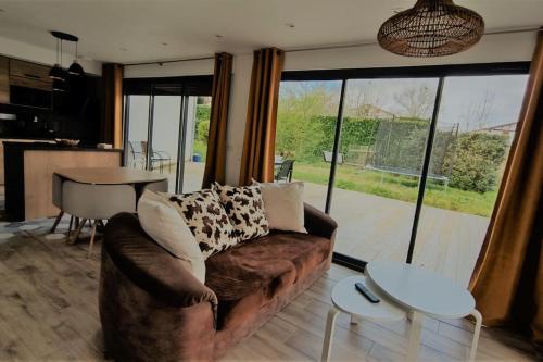 Χώρος καθιστικού στο Pied à terre central Pays Basque