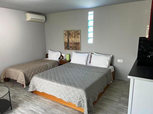 A bed or beds in a room at Artemis