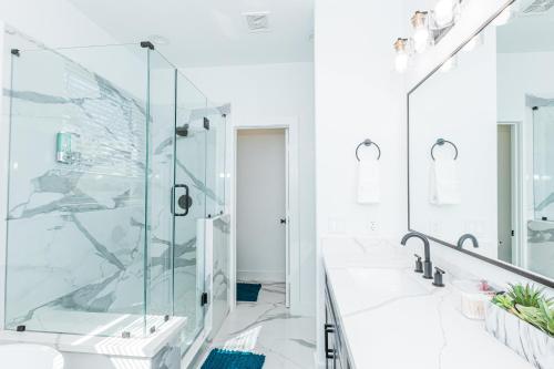 Koupelna v ubytování The Gouba Residence