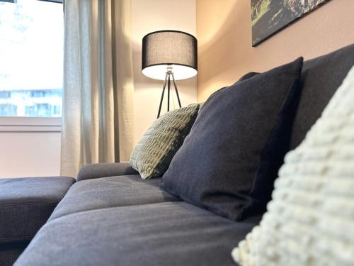 Χώρος καθιστικού στο Seehaus Aachblick, Exklusive Appartements und Ferienwohnungen