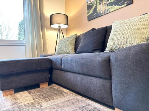 Χώρος καθιστικού στο Seehaus Aachblick, Exklusive Appartements und Ferienwohnungen