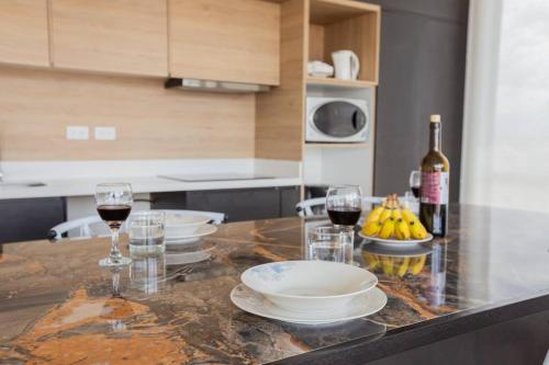 Alba Spacious Apartment tesisinde mutfak veya mini mutfak
