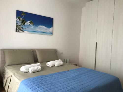 Giường trong phòng chung tại Casa Giorgia