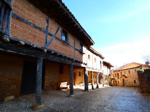 an empty street in an old building at Hotel Virginia R.H. in Vinuesa