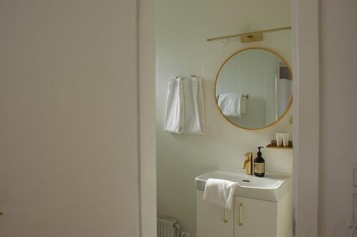 Koupelna v ubytování Hotel Strandly Skagen