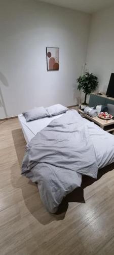 Katil atau katil-katil dalam bilik di Worker's Lodge - 2 Bedrooms & Court yard - Antwerp Smooth Stays