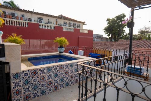 Swimmingpoolen hos eller tæt på Casa Familiar - Maria de las Palmas -Getsemani