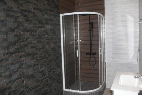 Ett badrum på Villas Libdo Immo