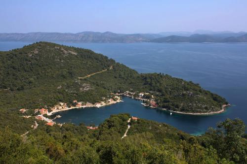 an island in the middle of a body of water at Apartments by the sea Okuklje, Mljet - 22340 in Maranovići