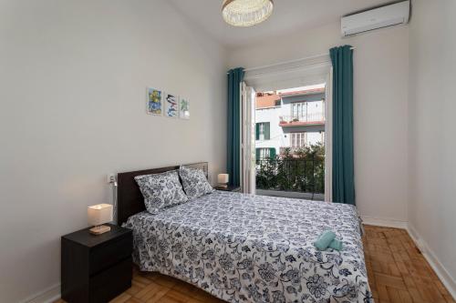 Кровать или кровати в номере Lemon Hostel Faro