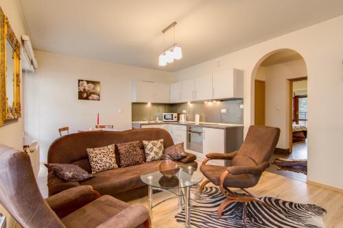 Kuchyňa alebo kuchynka v ubytovaní Apartament Storczyk Zakopane