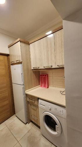 Kuchyň nebo kuchyňský kout v ubytování can motel
