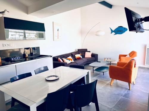 Χώρος καθιστικού στο Villa COEFFICIENT 65 - Emplacement PARFAIT, calme et propre