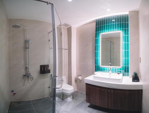 Ванная комната в Goldient Boutique Hotel