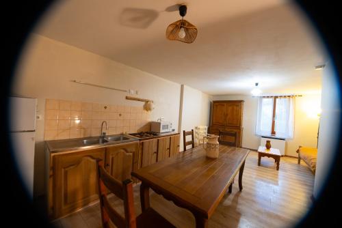 Dapur atau dapur kecil di Gîte vigneron
