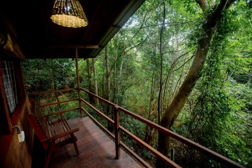 Balkón alebo terasa v ubytovaní INN On The Tree Eco Resort Sigiriya