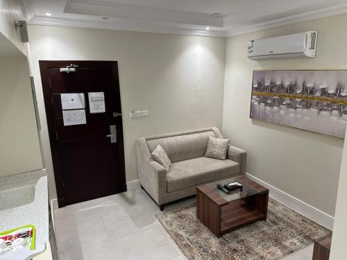 Area soggiorno di Quiet Dreams - Serviced Apartments Al-Nour Branch