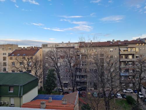 un gruppo di edifici in una città alberata di Mateja38 a Belgrado