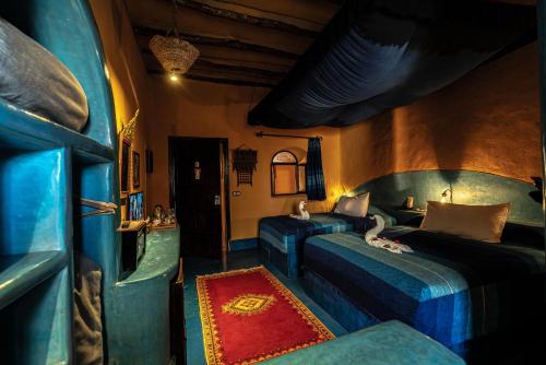 Posezení v ubytování Kasbah Hotel Tombouctou