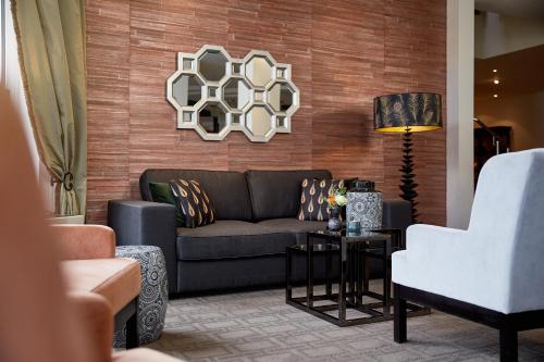 Posezení v ubytování Van der Valk Landhotel Spornitz