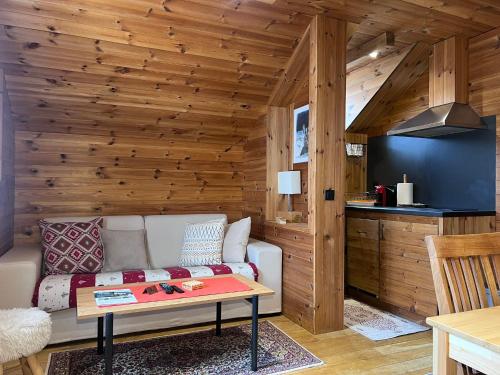 Una televisión o centro de entretenimiento en Chalet Kolašin