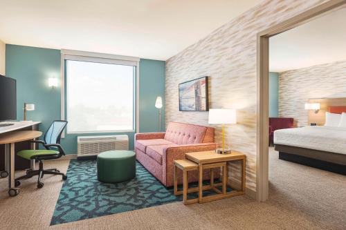 Postel nebo postele na pokoji v ubytování Home2 Suites By Hilton Cheyenne