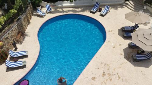 Vista de la piscina de Villa Condesa o cercanías