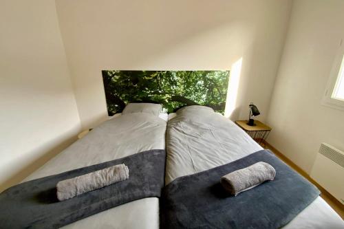 Ένα ή περισσότερα κρεβάτια σε δωμάτιο στο Les Naïades I48 - 2 bedrooms for 5 people !