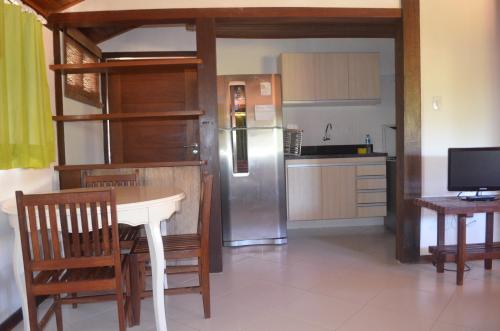 Dapur atau dapur kecil di Apart Hotel Forte Blu