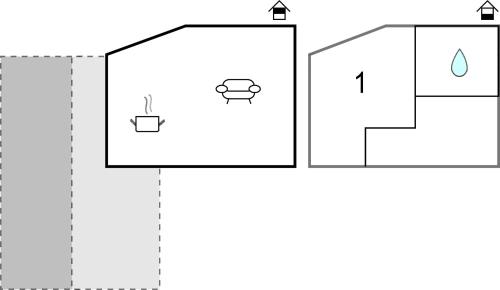 an illustration of a diagram of a house at Pet Friendly Home In Alingsås With Wifi in Alingsås