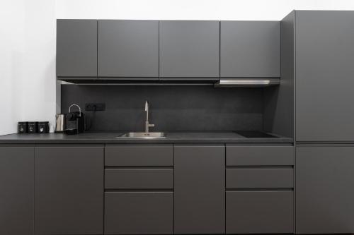 Dapur atau dapur kecil di Residence St Havel Prague Old Town