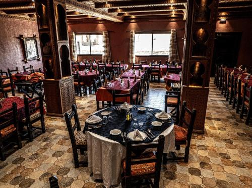 Restaurace v ubytování Kasbah Hotel Tombouctou