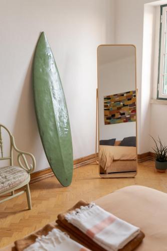 Posezení v ubytování Manas Slowliving - Sines