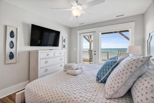 Postel nebo postele na pokoji v ubytování Karefree