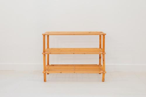 a wooden shelf against a white background at Amplio Apartamento Cerca Centro Histórico y Turia 5pax 2 Bath in Valencia