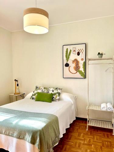 Ένα ή περισσότερα κρεβάτια σε δωμάτιο στο Casa en Cambeo