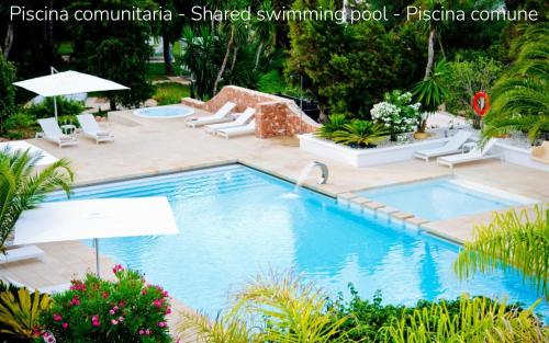 Swimmingpoolen hos eller tæt på Casa Lilu Playa Migjorn - Formentera Natural