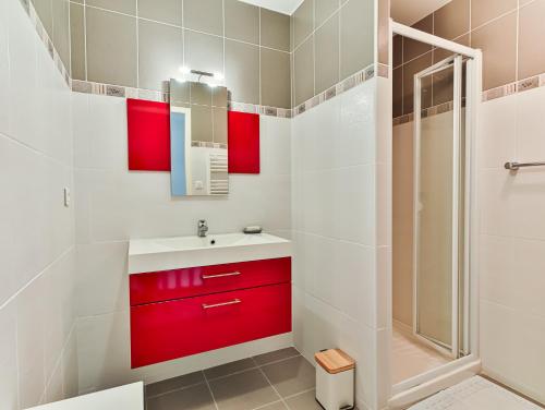 Koupelna v ubytování Les Bains de Mer