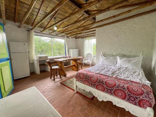 Katil atau katil-katil dalam bilik di Casa Currucutu Salento
