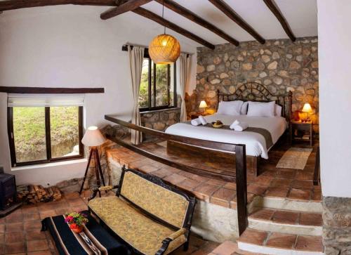 Postel nebo postele na pokoji v ubytování Santa Cruz Lodge - Asociado Casa Andina