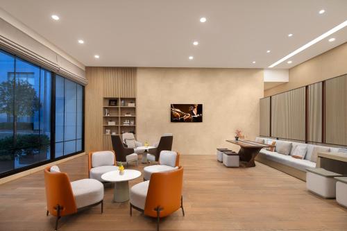 Χώρος καθιστικού στο Ascott Guangzhou