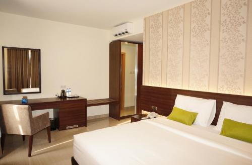 Green Eden Hotelにあるベッド
