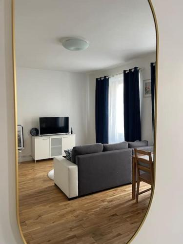 Prostor za sedenje u objektu Lovely bright apartment near Paris - Bercy - Orly - Rungis