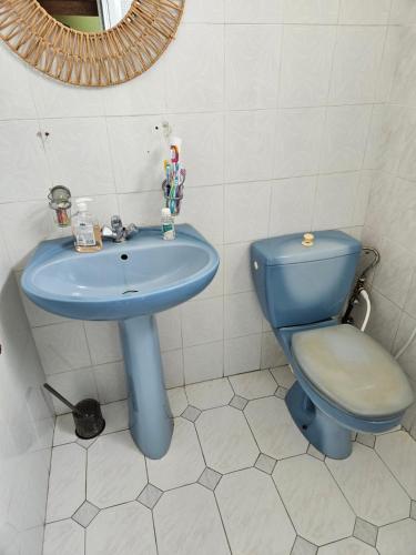 Koupelna v ubytování Residence Les Preverts