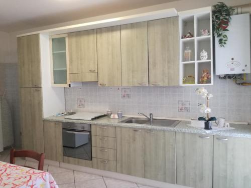 Kuchyň nebo kuchyňský kout v ubytování Domus Sofia