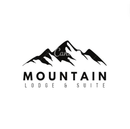 a logo for a mountain lodge and suite at Mountain Suite in Raveo