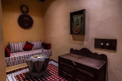 Hotel Riad Xalucaにあるシーティングエリア